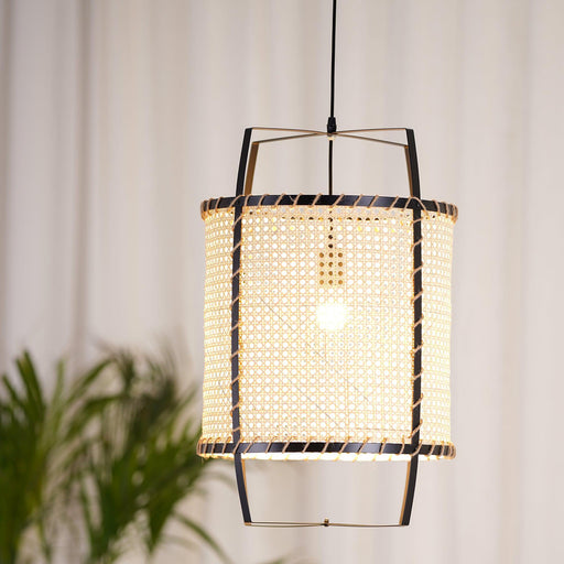 Rattan Cane Pendant Light-DWHOME