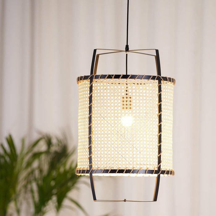 Rattan Cane Pendant Light-DWHOME