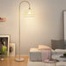 Rattan Arch Floor Lamp-DWHOME