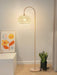 Rattan Arch Floor Lamp-DWHOME