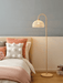 Rattan Arch Floor Lamp-DWHOME
