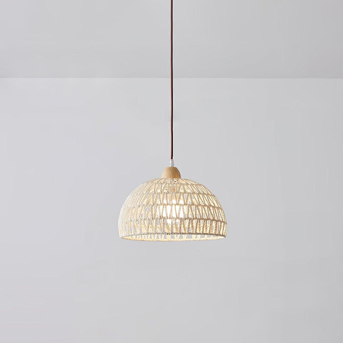 Rattan Arch Pendant Lamp.