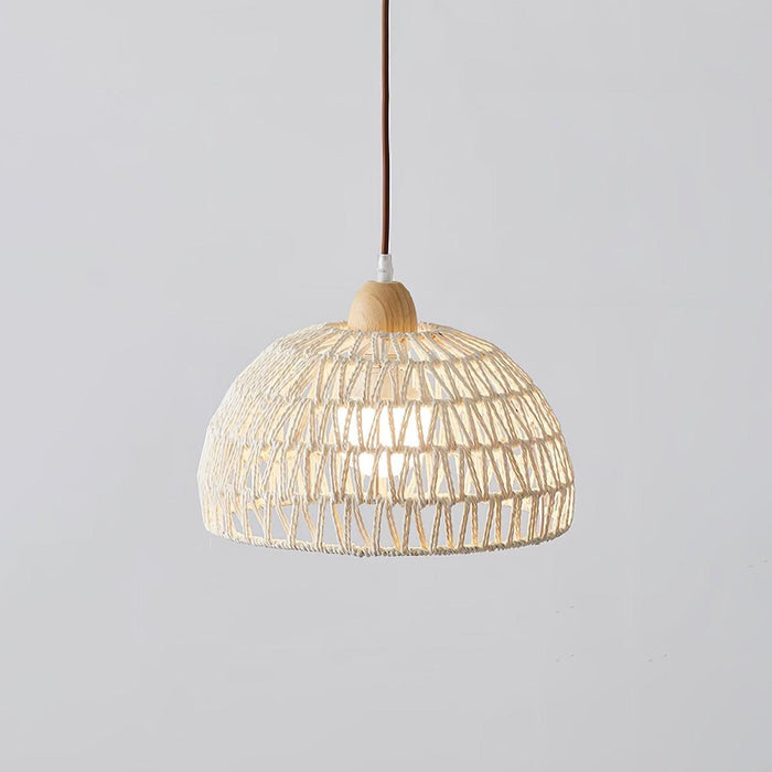 Rattan Arch Pendant Lamp.