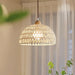 Rattan Arch Pendant Lamp.