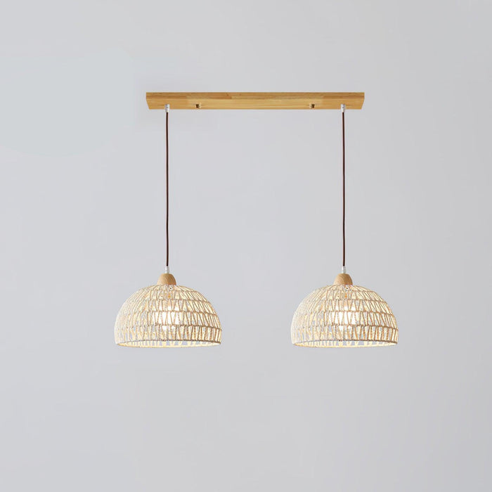 Rattan Arch Pendant Lamp.