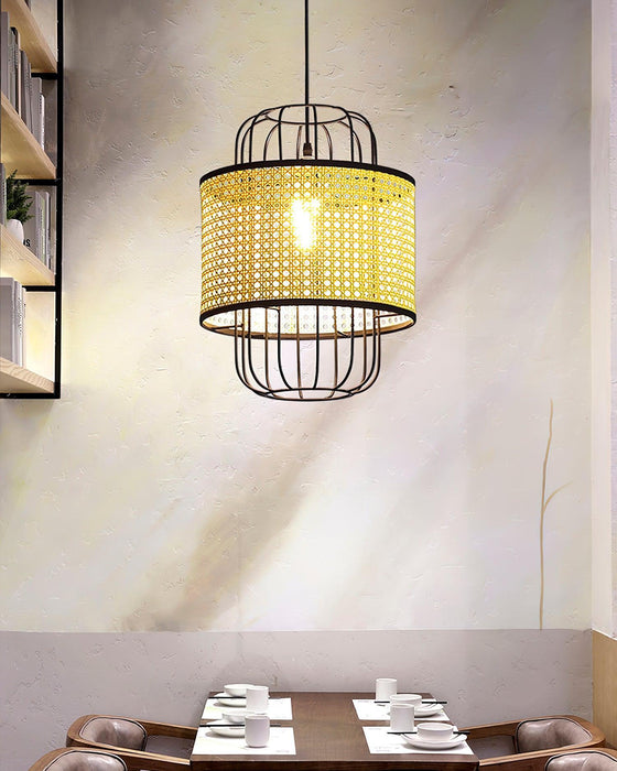 Rattan Aru Pendant Lamp-DWHOME