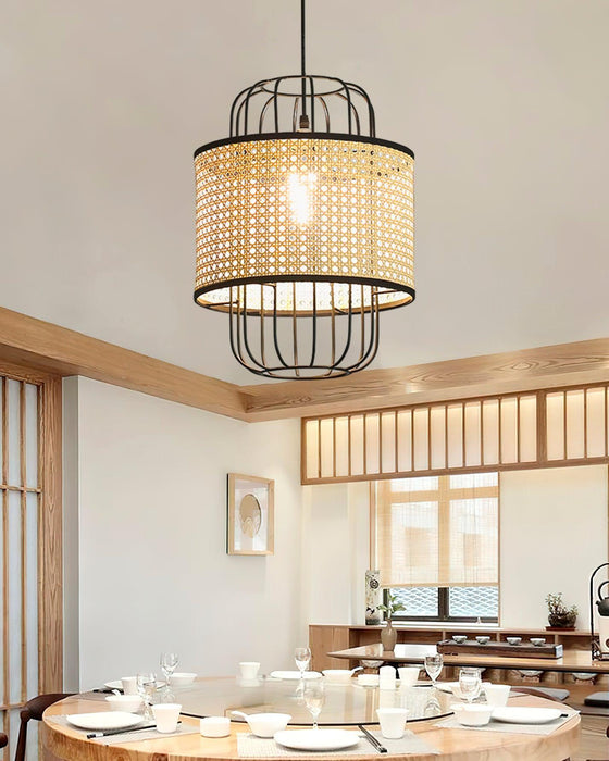 Rattan Aru Pendant Lamp-DWHOME
