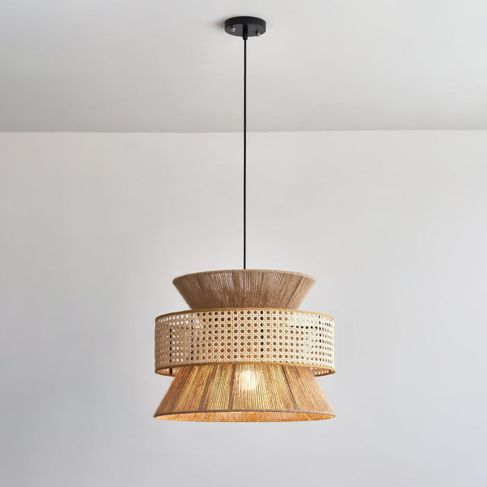 Rattan Bamboo Pendant Lamp.