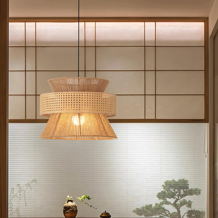 Rattan Bamboo Pendant Lamp-DWHOME