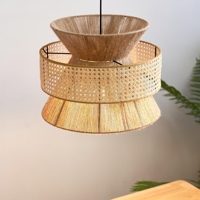 Rattan Bamboo Pendant Lamp-DWHOME