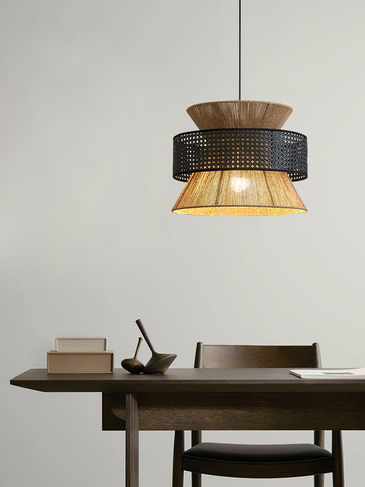 Rattan Bamboo Pendant Lamp - Vakkerlight