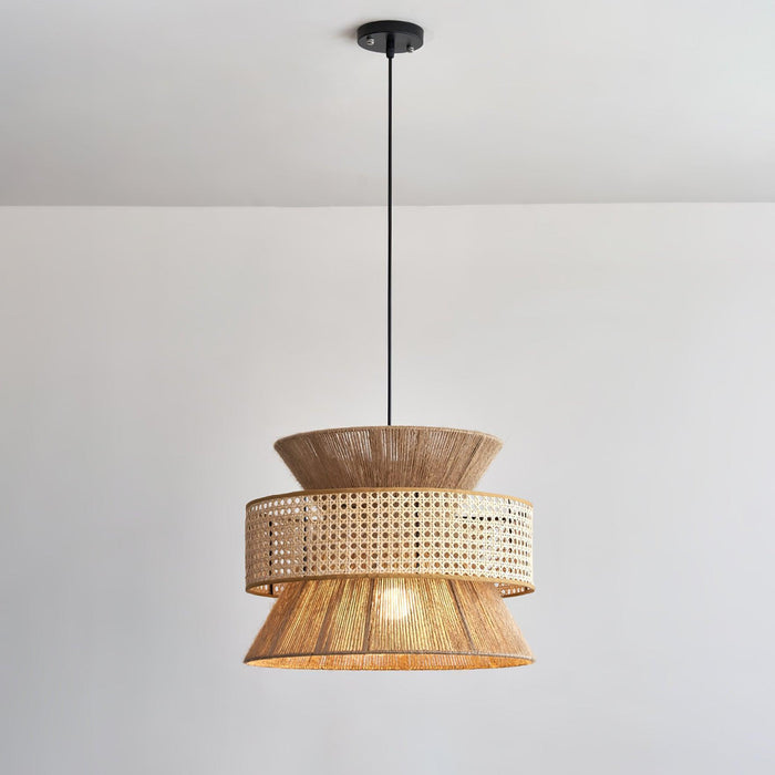 Rattan Bamboo Pendant Lamp-DWHOME