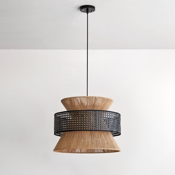 Rattan Bamboo Pendant Lamp - Vakkerlight