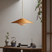 Rattan Hat Pendant Light.