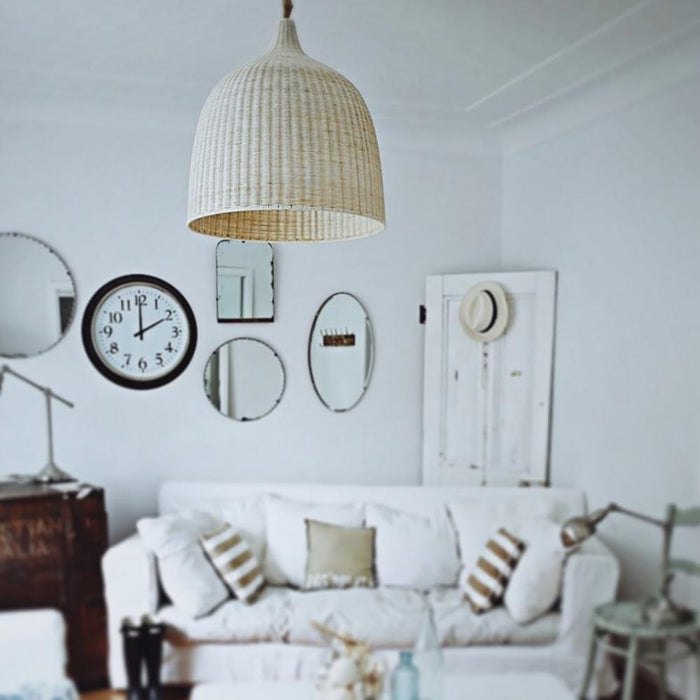 Rattan Pandent Light-DWHOME