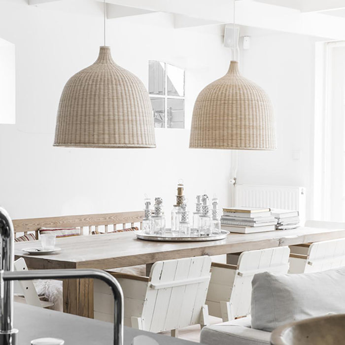 Rattan Pandent Light-DWHOME