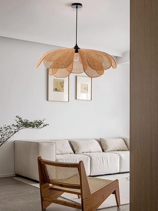 Rattan Petal Pendant Lamp - DWHOME