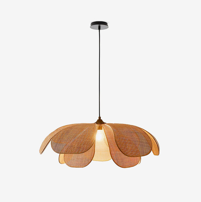 Rattan Petal Pendant Lamp.