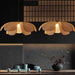 Rattan Petal Pendant Lamp.