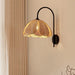 Rattan Petal Wall Lamp.