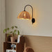 Rattan Petal Wall Lamp.