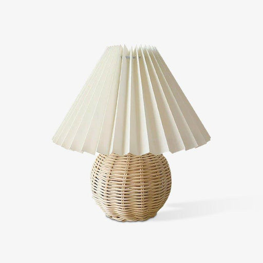 Rattan Pleated Table lamp - DWHOME