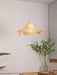 Rattan Straw Hat Pendant Light-DWHOME
