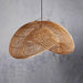 Rattan Wave Pendant Light.