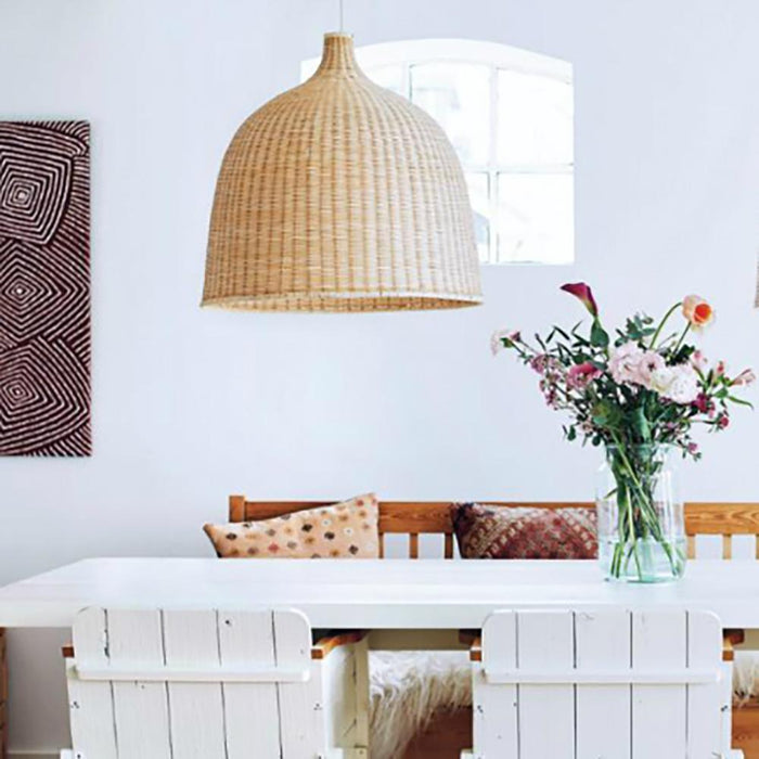 Rattan Pandent Light-DWHOME