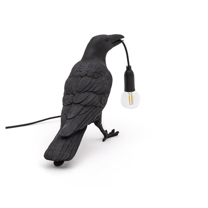 Raven Resin Table Lamp-DWHOME