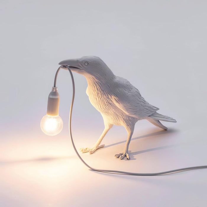 Raven Resin Table Lamp-DWHOME