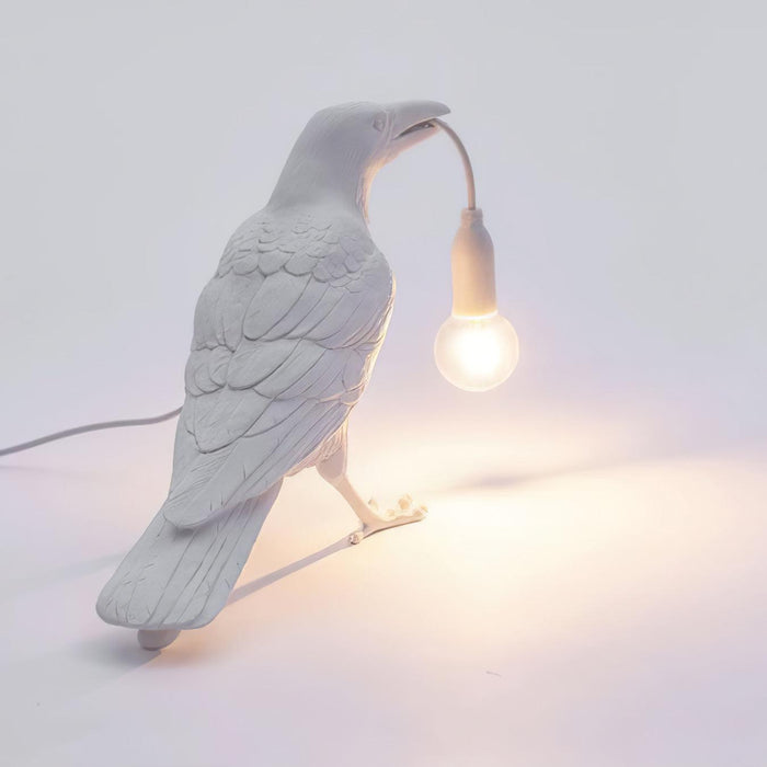 Raven Resin Table Lamp-DWHOME