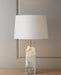 Raw Alabaster Table Lamp-DWHOME