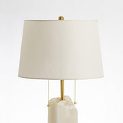 Raw Alabaster Table Lamp-DWHOME