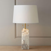 Raw Alabaster Table Lamp-DWHOME
