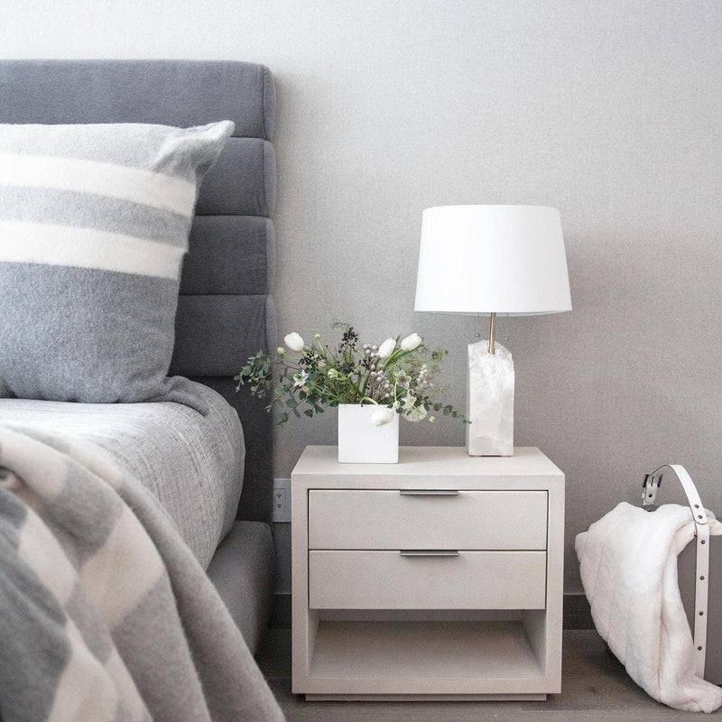 Raw Alabaster Table Lamp-DWHOME