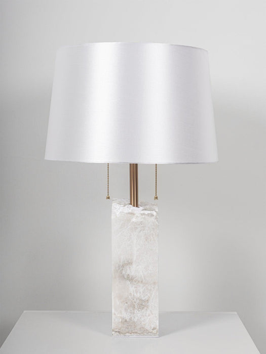 Raw Alabaster Table Lamp-DWHOME