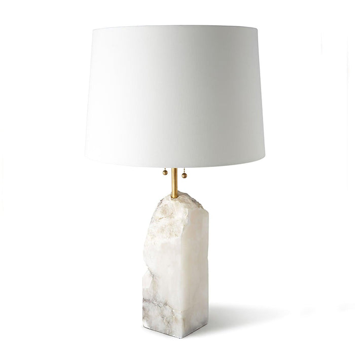 Raw Alabaster Table Lamp-DWHOME