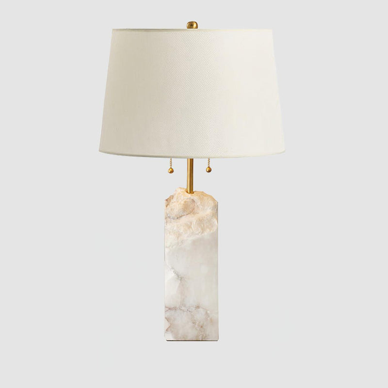 Raw Alabaster Table Lamp-DWHOME
