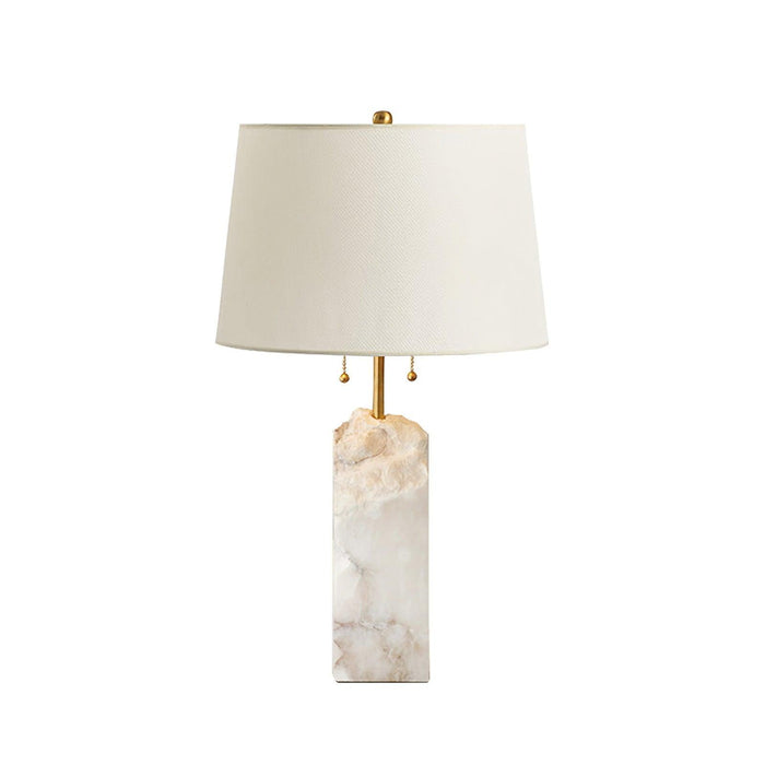 Raw Alabaster Table Lamp-DWHOME