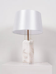Raw Alabaster Table Lamp-DWHOME