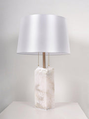 Raw Alabaster Table Lamp-DWHOME