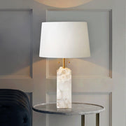 Raw Alabaster Table Lamp-DWHOME