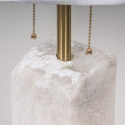 Raw Alabaster Table Lamp-DWHOME