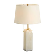Raw Alabaster Table Lamp-DWHOME