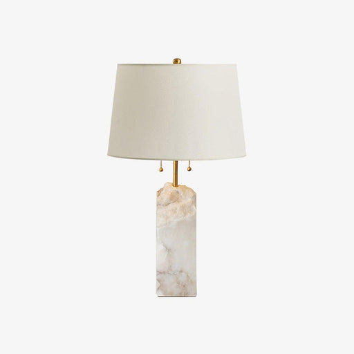 Raw Alabaster Table Lamp-DWHOME