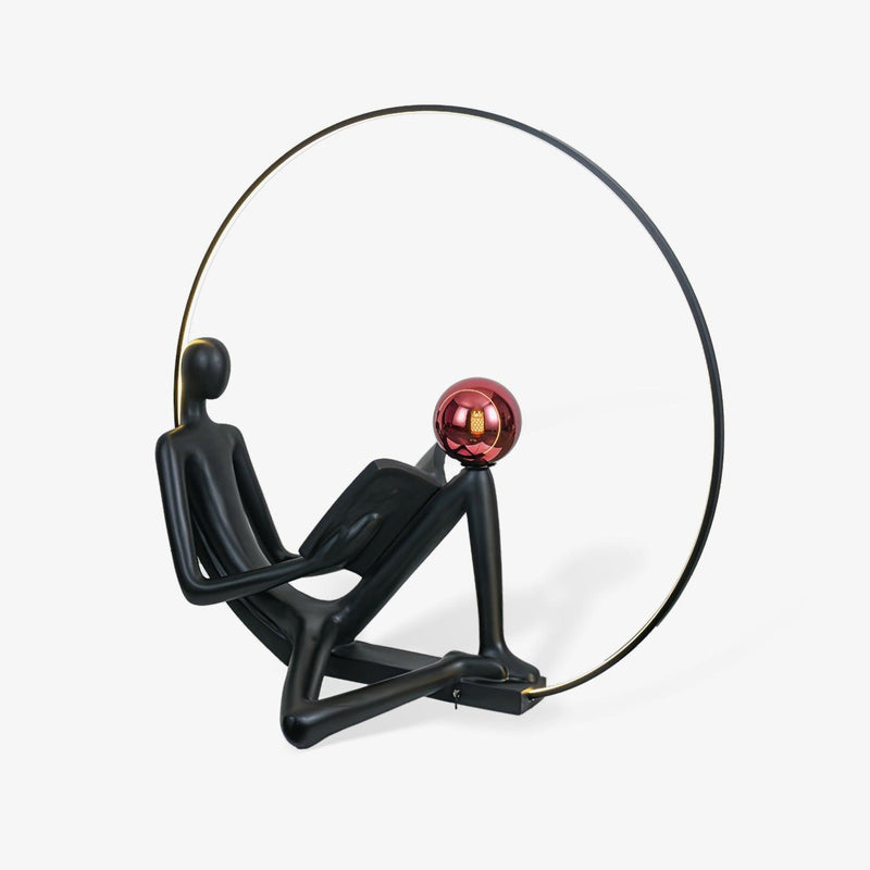 Reader Sculpture Floor Lamp-DWHOME