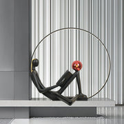 Reader Sculpture Floor Lamp-DWHOME