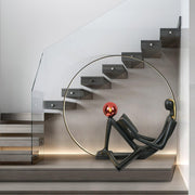 Reader Sculpture Floor Lamp-DWHOME