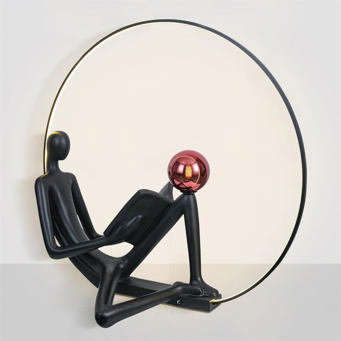 Reader Sculpture Floor Lamp.